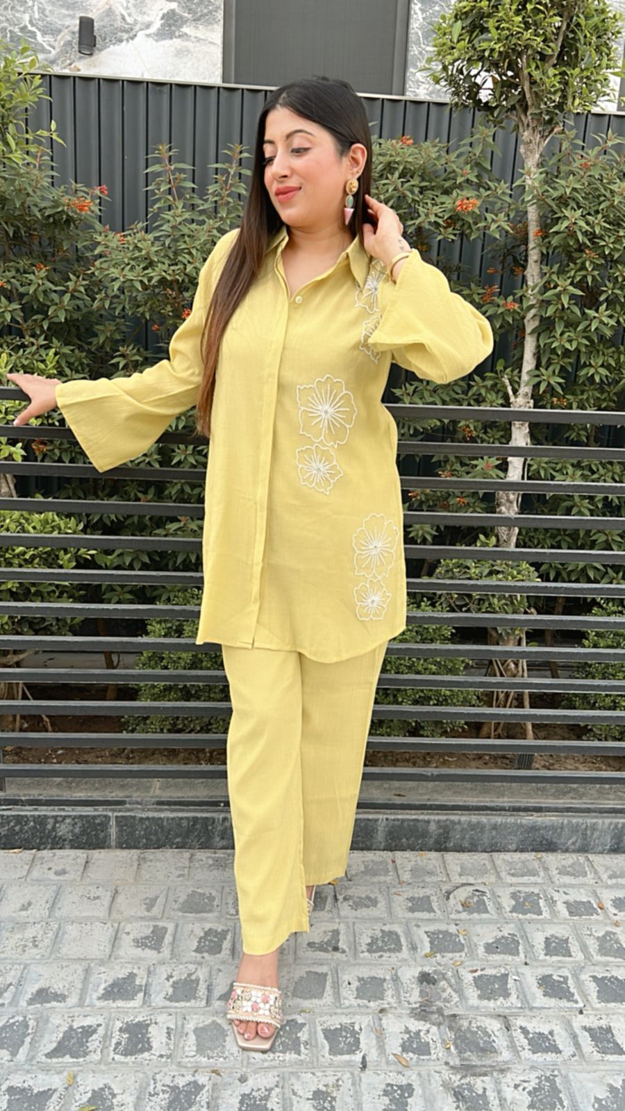 FLORAL HANDWORK CO-ORD