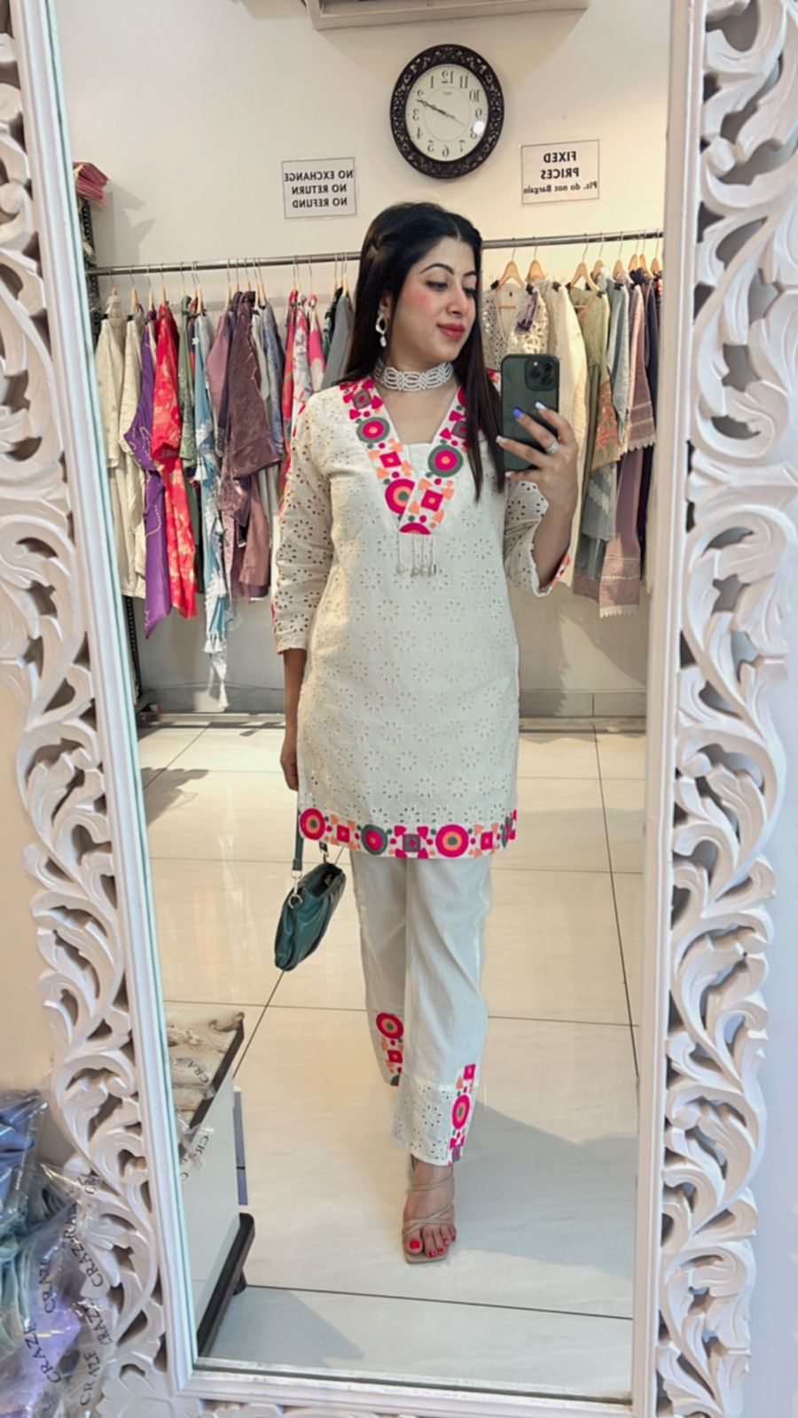 WHITE COTTON CO-ORD