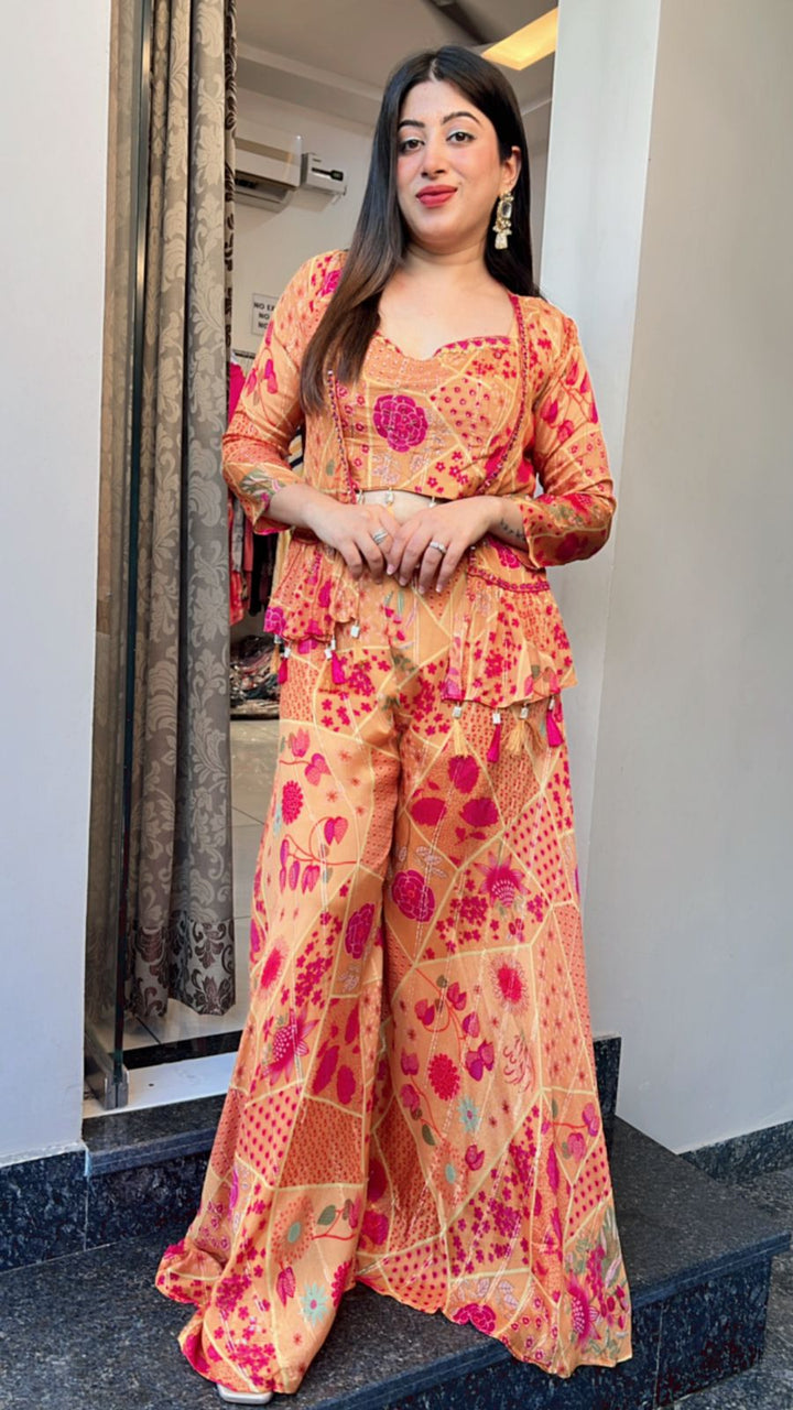 3 PC EMBELLISHED FESTIVE SET