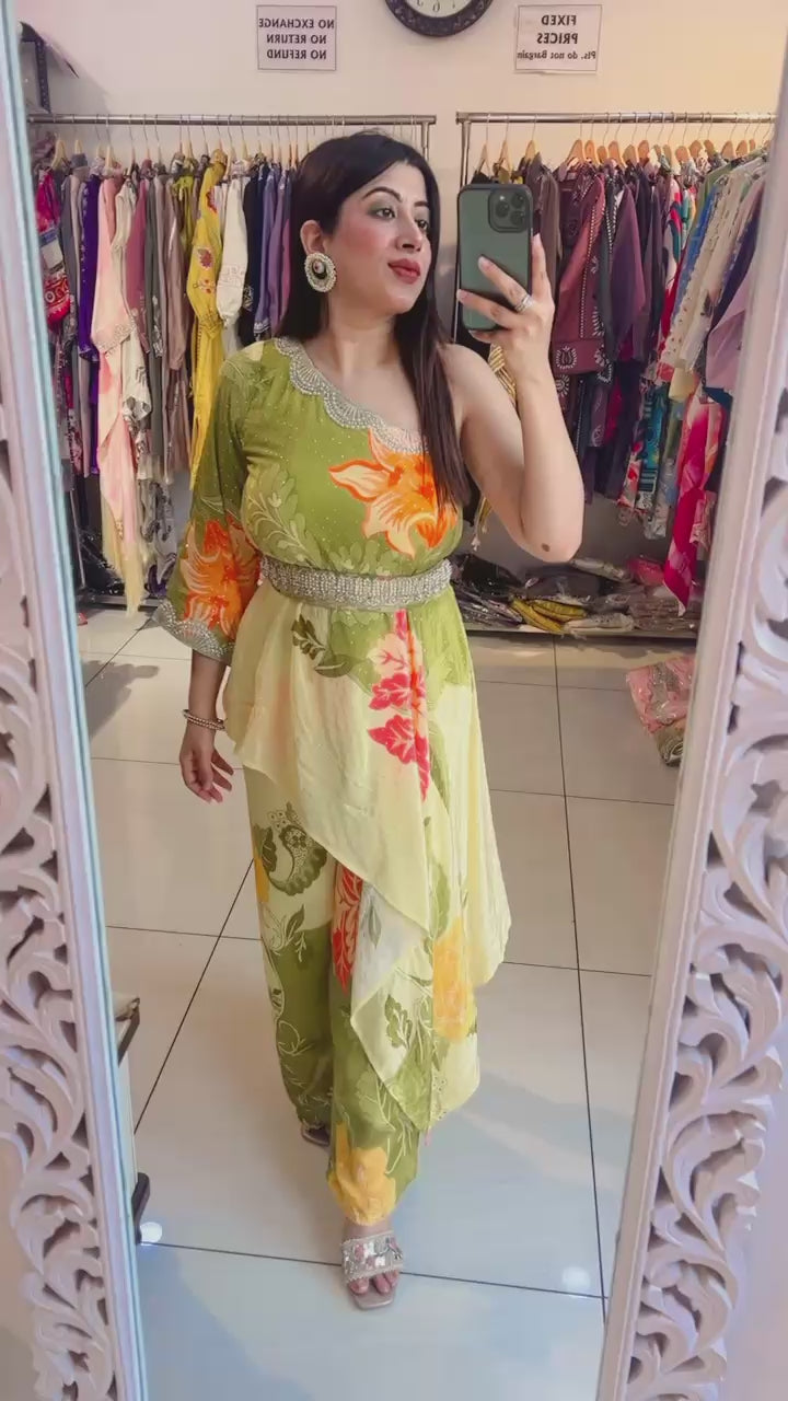 FESTIVE 2PC SET WITH BELT