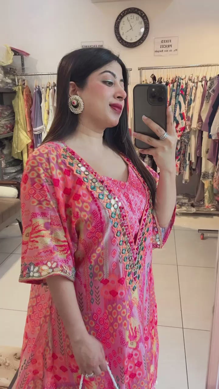 3PC FESTIVE KAFTAN SET