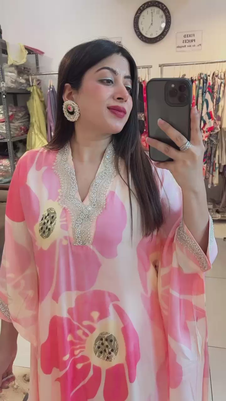 FRINGES KAFTAN FESTIVE CO-ORD